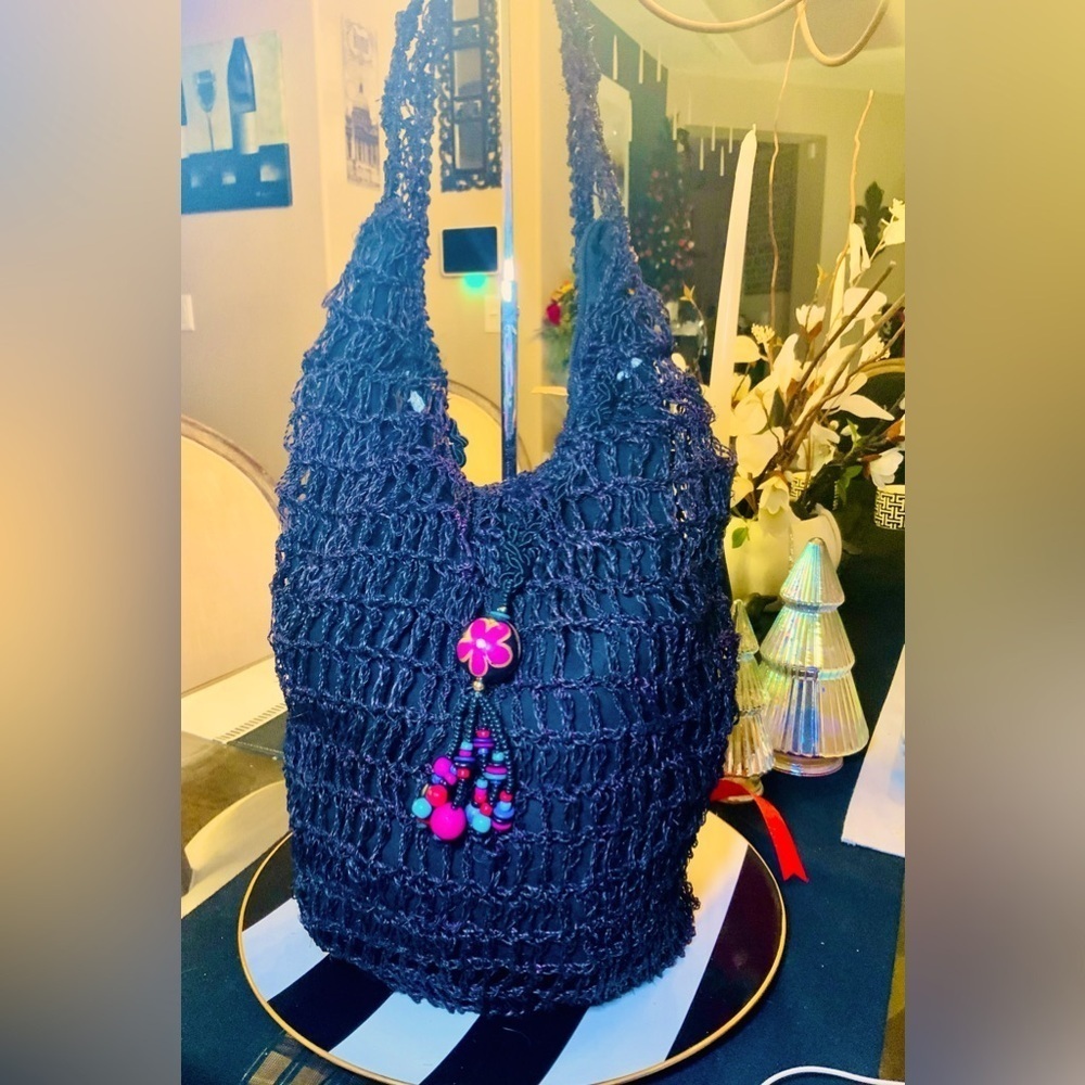 Crafted, Handmade Crochet Bag from the Philippines.